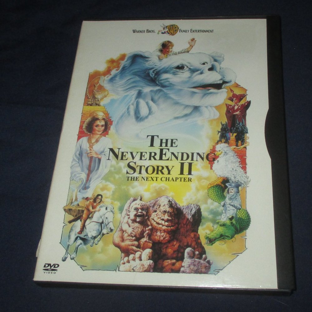 The NeverEnding Story 2: The Next Chapter (DVD, 2001, Widescreen) Snapback Case